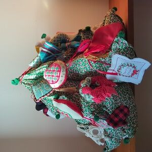 LG Vintage Handmade Ornament Pillow Star Christmas Tree 🎄 One Of A Kind!